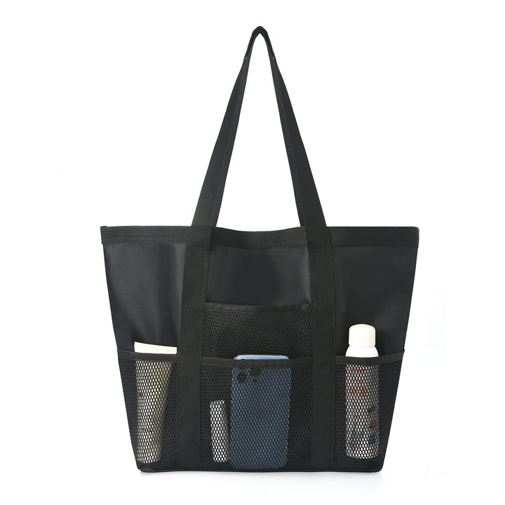 Padded shopping bag with side mesh pockets Kalsten