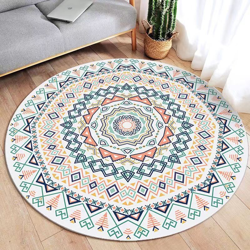 Bohemian Geometric Pattern Area Rug Kalsten