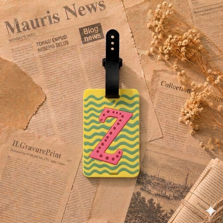 Playful Alphabet Luggage Tag Kalsten