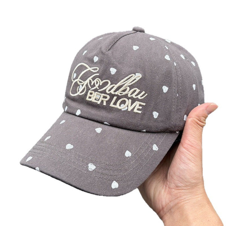 Women's Playful Heart-Patterned Adjustable Cap Kalsten