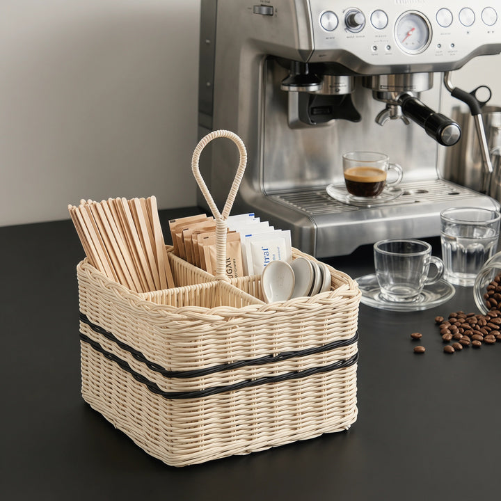 Practical storage basket with compartments Kalsten
