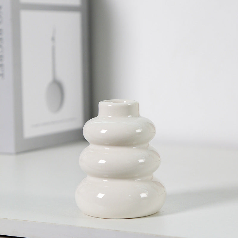 Decorative Ceramic Flower Bud Holder Kalsten