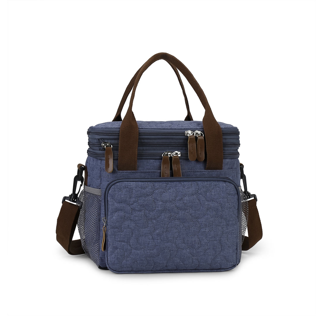 Cooler bag with insulated compartments and reinforced carrying system Kalsten