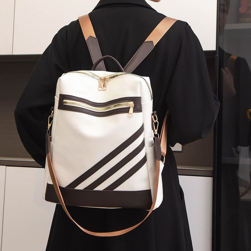 Fashionable Leather Backpack Kalsten