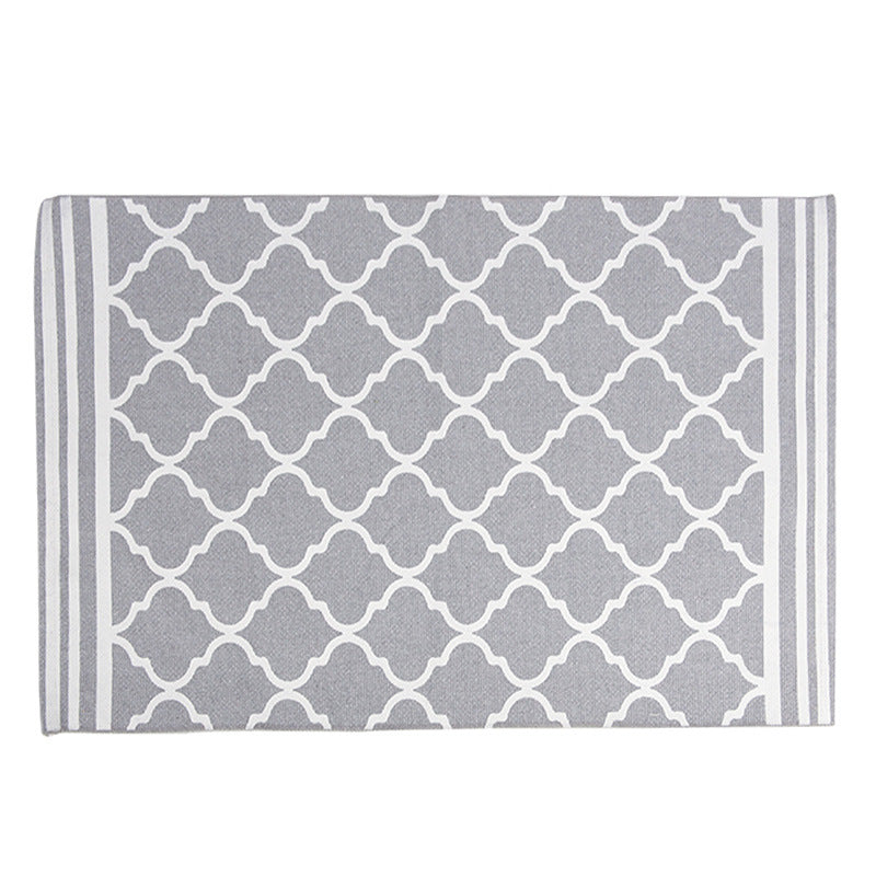 Living and entrance area mat with diamond pattern Kalsten