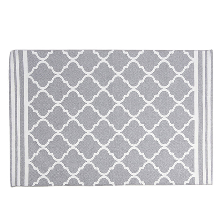 Living and entrance area mat with diamond pattern Kalsten