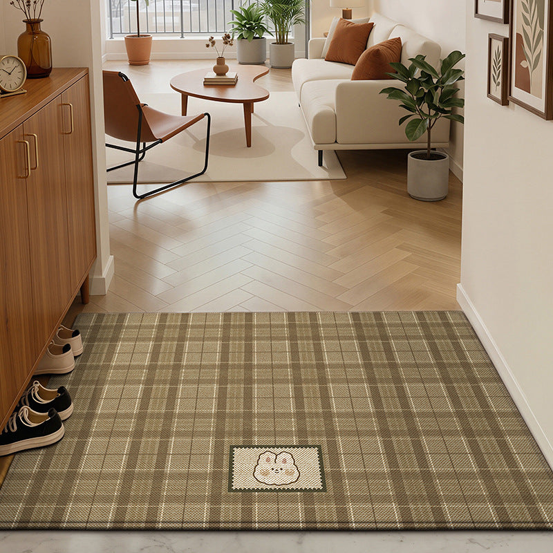 Striped Textured Welcome Mat Kalsten