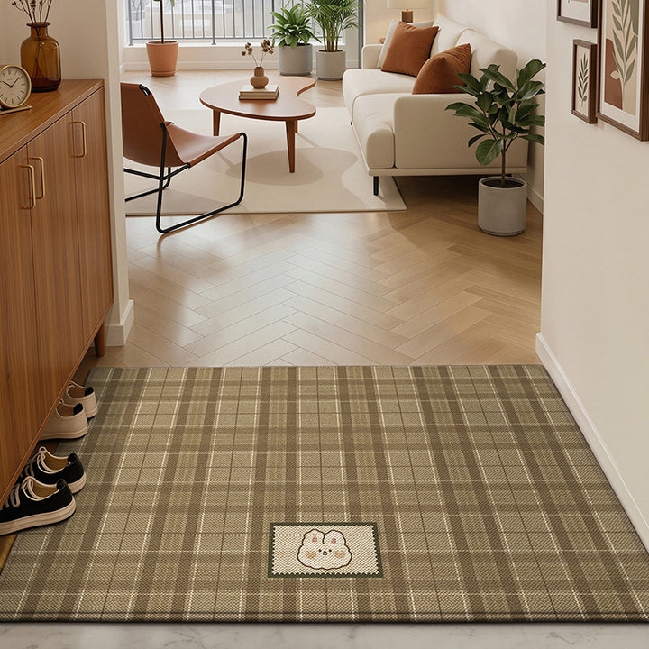Striped Textured Welcome Mat Kalsten