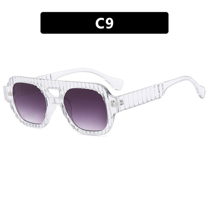 Women's geometric sunglasses with sophisticated structural design Kalsten