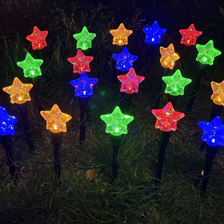 Crescent Moon Solar Garden Stake Lights Kalsten