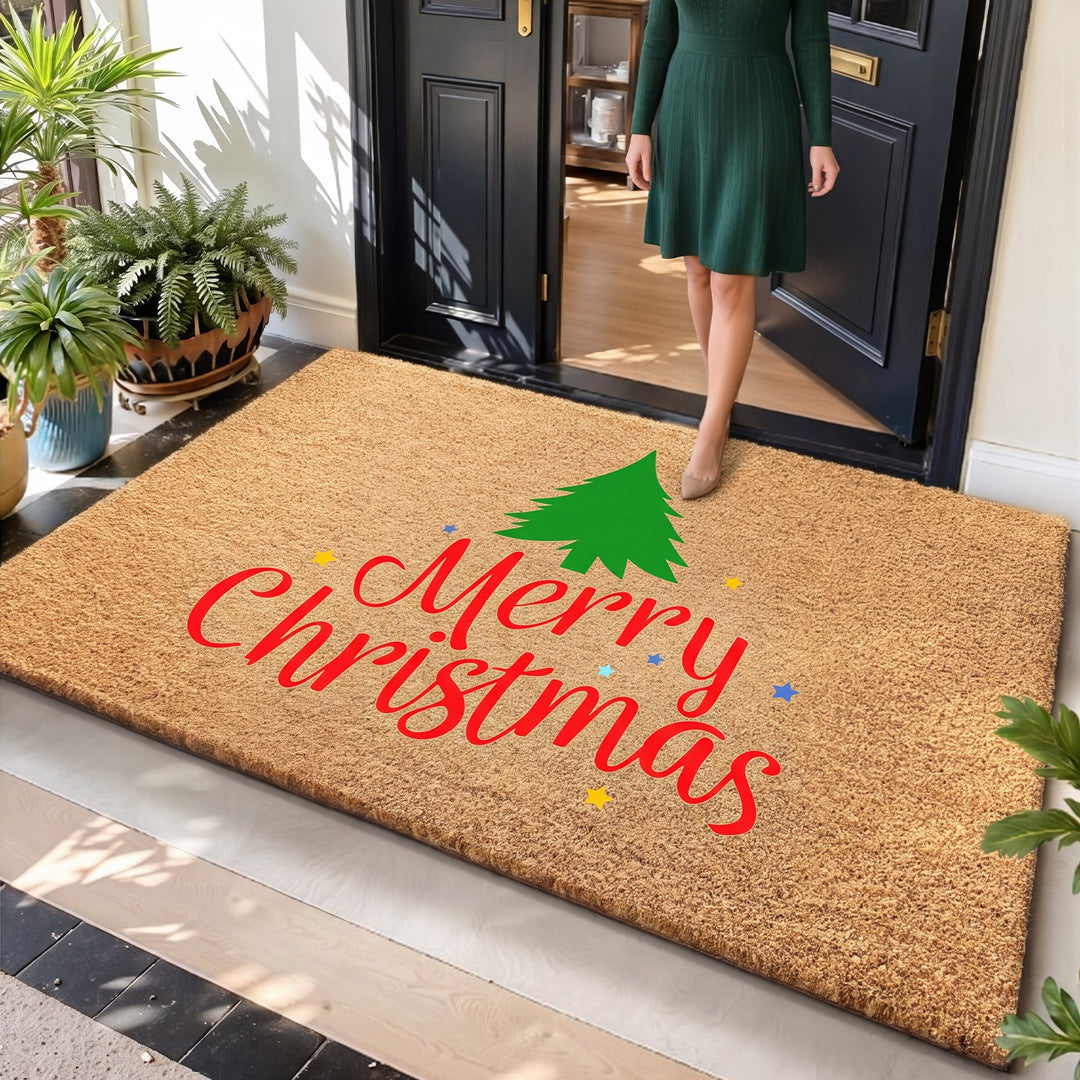 Christmas-Themed Welcome Mat Kalsten
