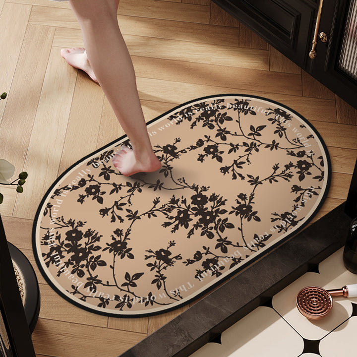 Decorative Motivational Bath Mat