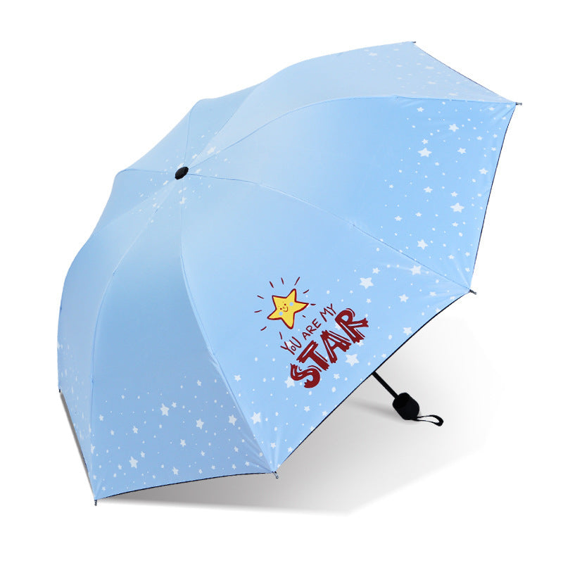Women's Folding Umbrella with Animal Pattern Kalsten