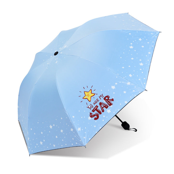 Women's Folding Umbrella with Animal Pattern Kalsten
