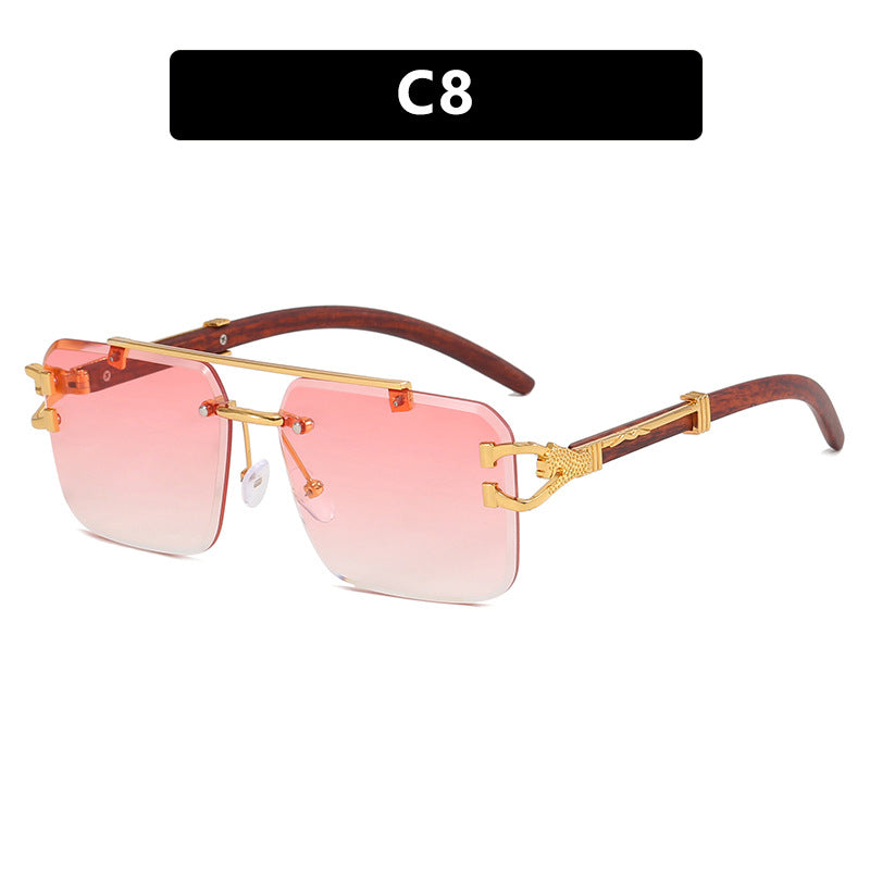 Women's fashionable glasses with innovative frame and luxurious wood detail Kalsten