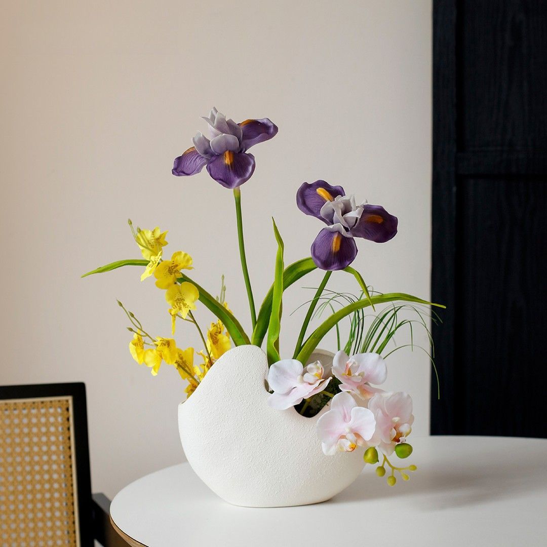 Modern Ceramic Floral Arrangement