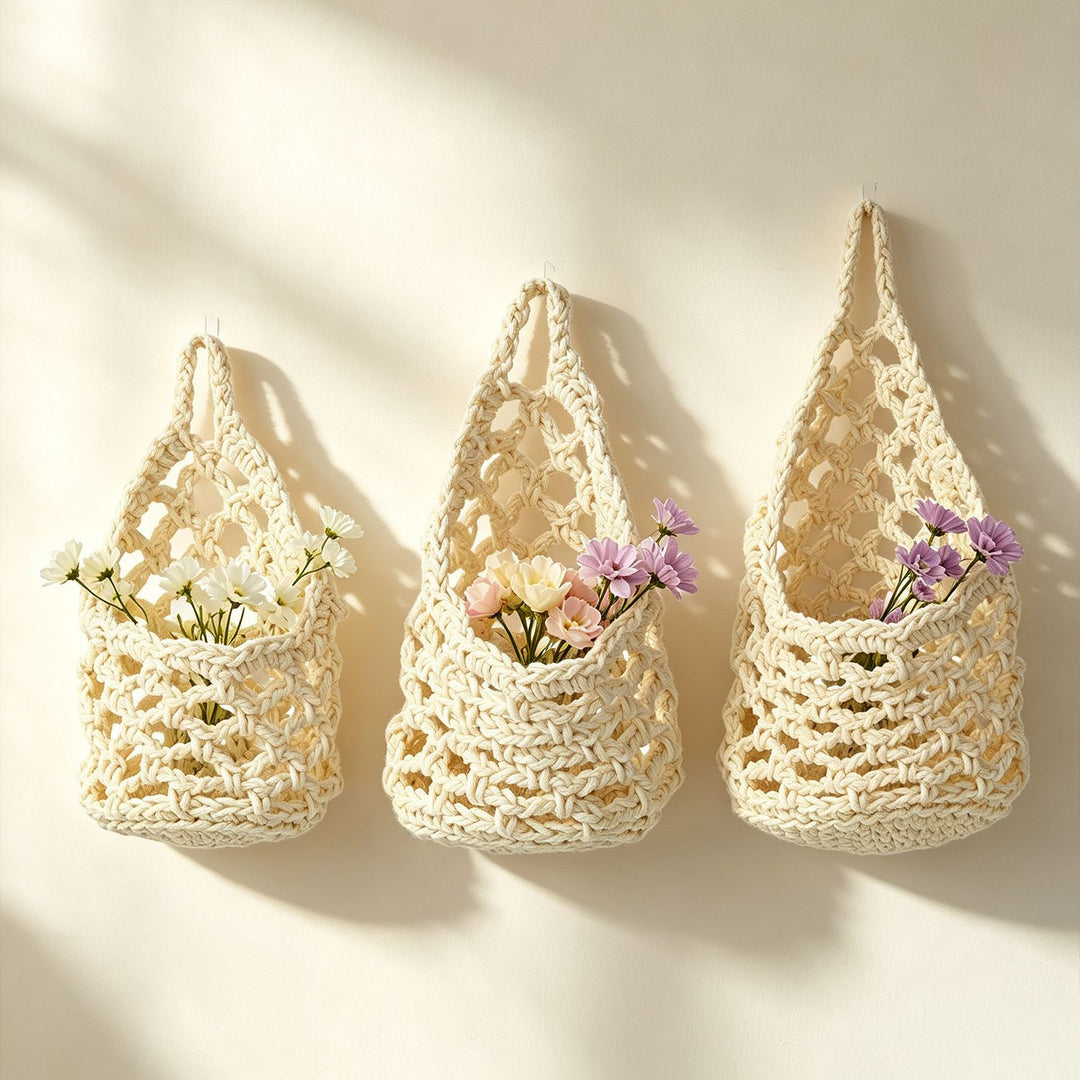 Macrame Flower Basket Kalsten