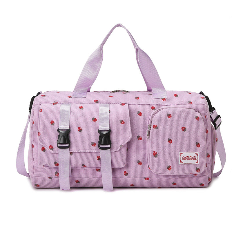Fashionable Floral Print Weekend Duffel Bag Kalsten