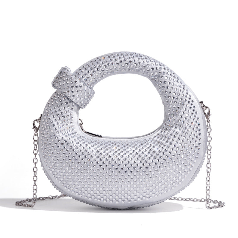 Chic Rhinestone-Embellished Handbag Kalsten