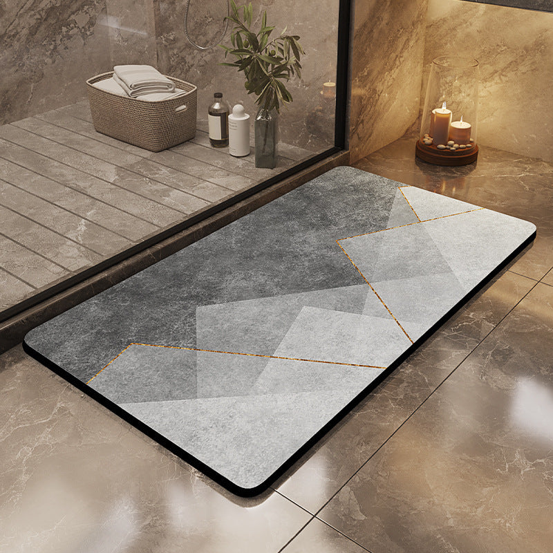 Modern Geometric Bath Mat
