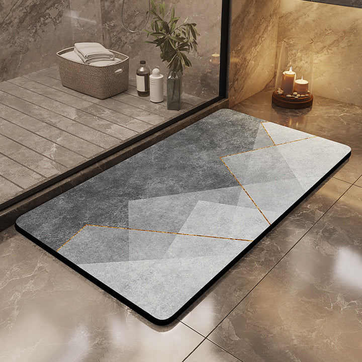 Modern Geometric Bath Mat