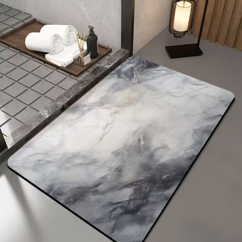 Luxurious Marble Design Bath Mat Kalsten