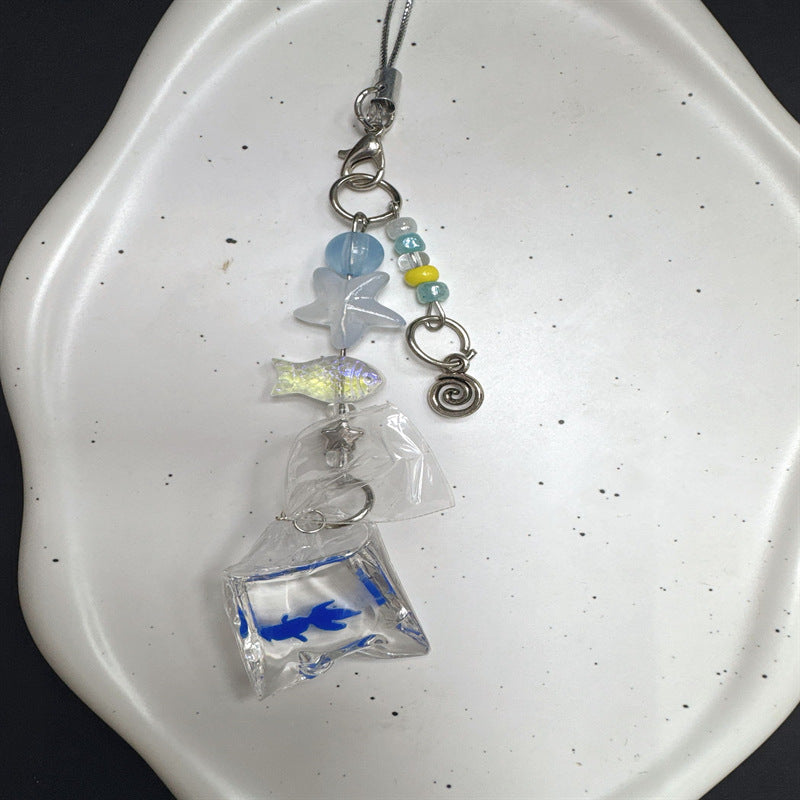 Decorative Sea-Themed Charm Keychain Kalsten