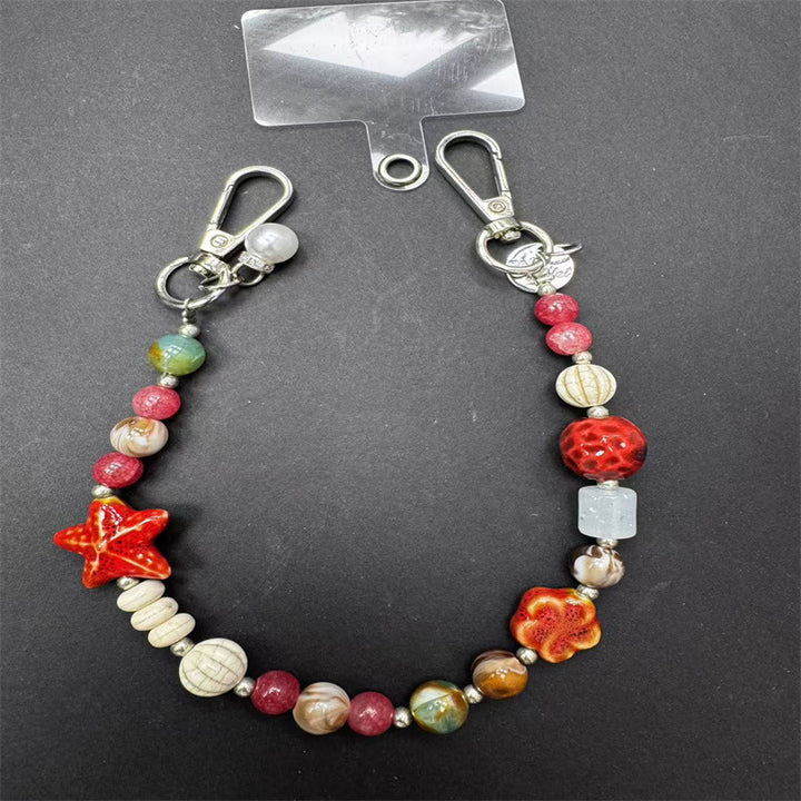 Decorative Beaded Charm Keychain Kalsten 1790134546