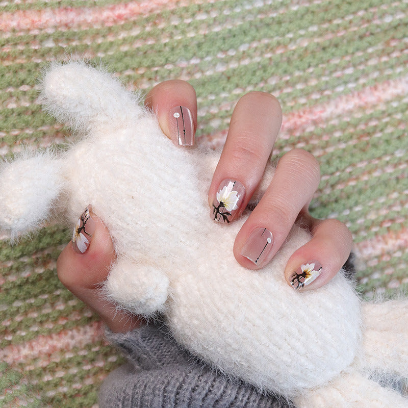 Floral Art Press-On Nail Tips Kalsten