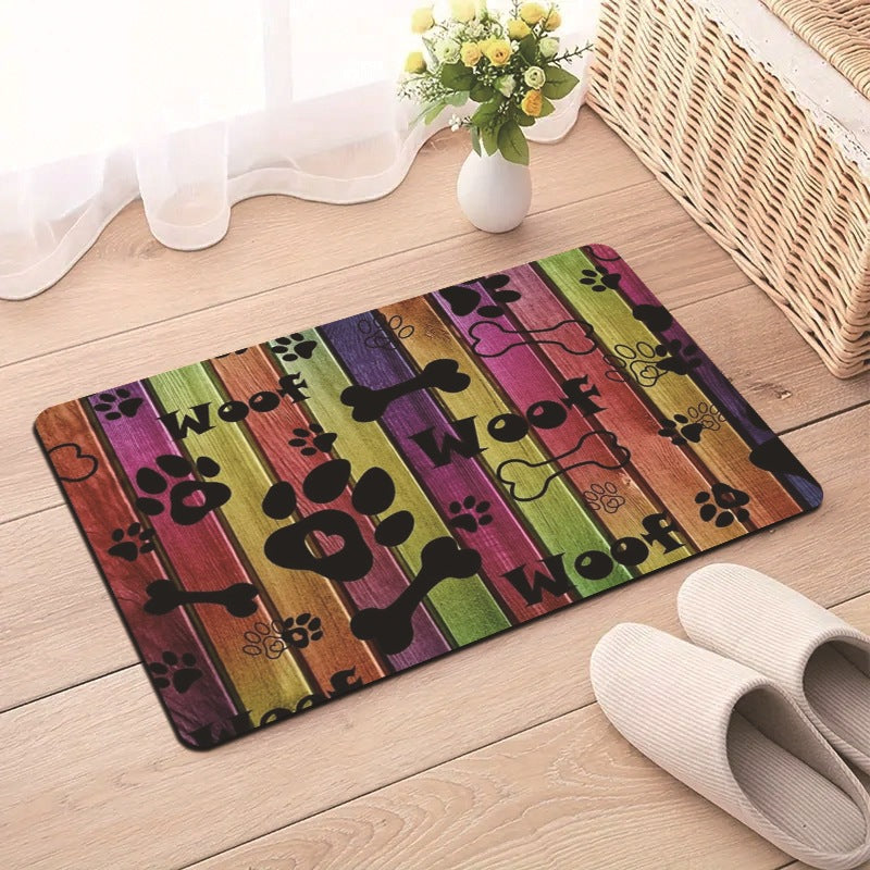 Decorative Pet-Themed Bath Mat Kalsten