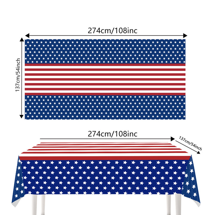 Unisex decorative paper napkins set anniversary motif USA square disposable Kalsten
