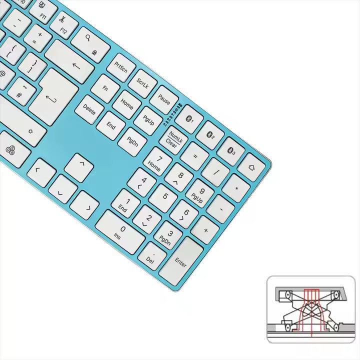 Wireless Bluetooth keyboard with ergonomic design Kalsten