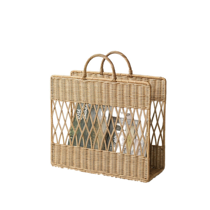 Artful Macrame Magazine Holder Kalsten