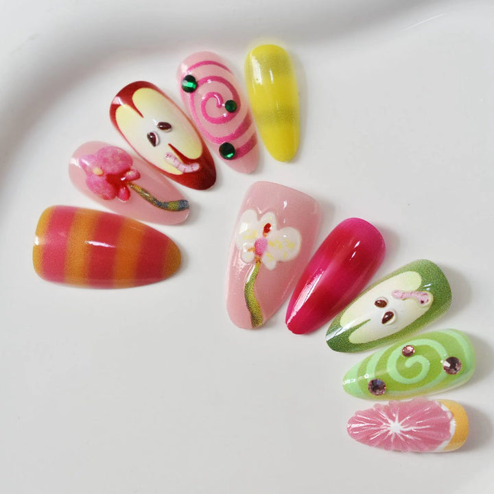Expressive Decorative Nail Art Extensions Kalsten