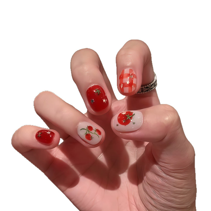 Artificial artificial nails with fruity strawberry design Kalsten