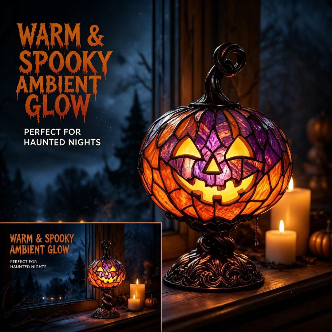 Decorative Halloween Pumpkin Lamp Kalsten