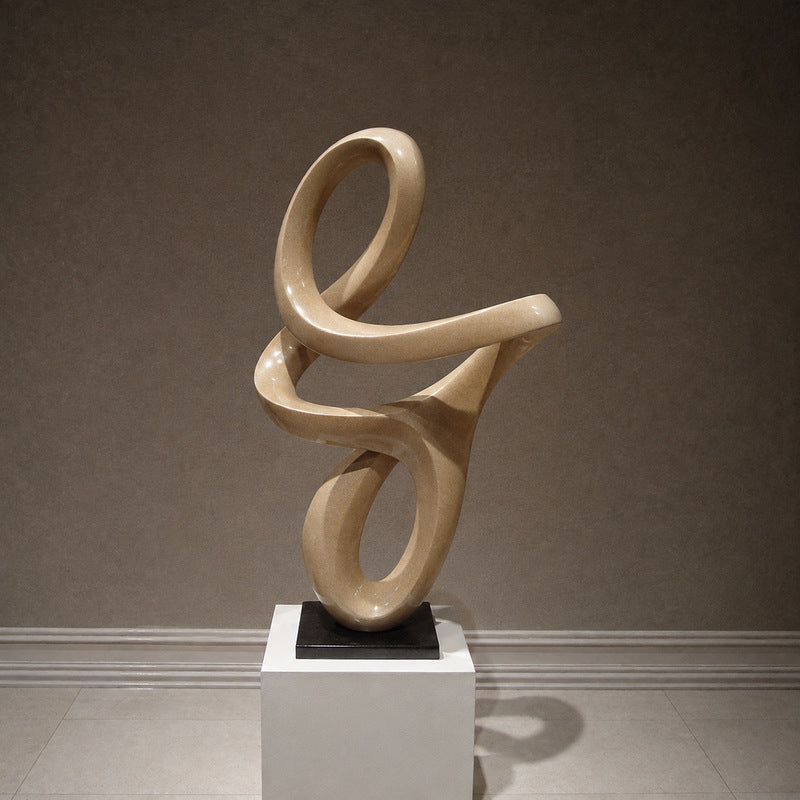 Abstract Decorative Loop Sculpture
