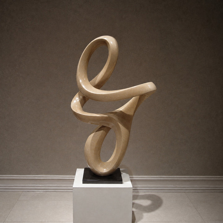 Abstract Decorative Loop Sculpture