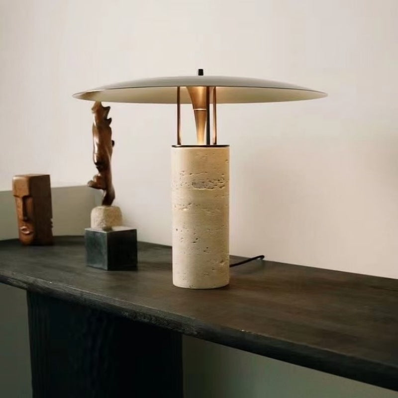 Modern Minimalist Table Lamp with Geometric Base