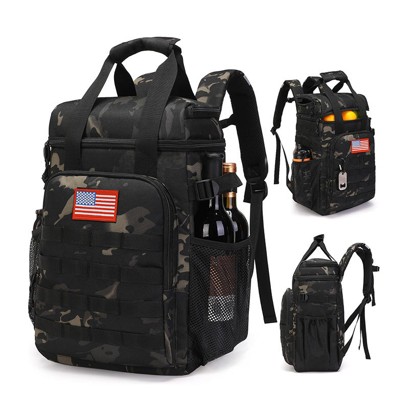 Insulated cooler backpack with multiple compartments Kalsten