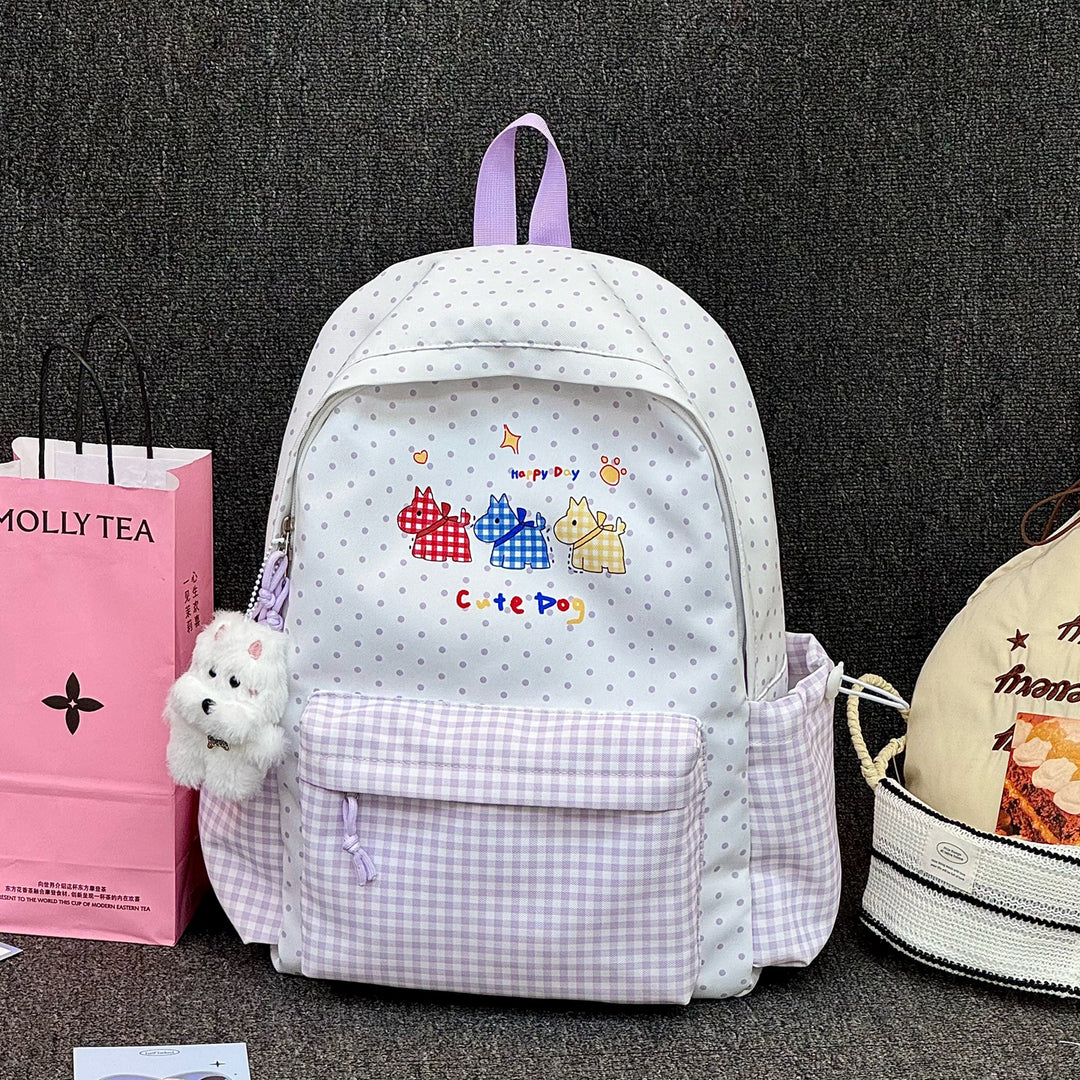 Playful Illustrated Animal Backpack