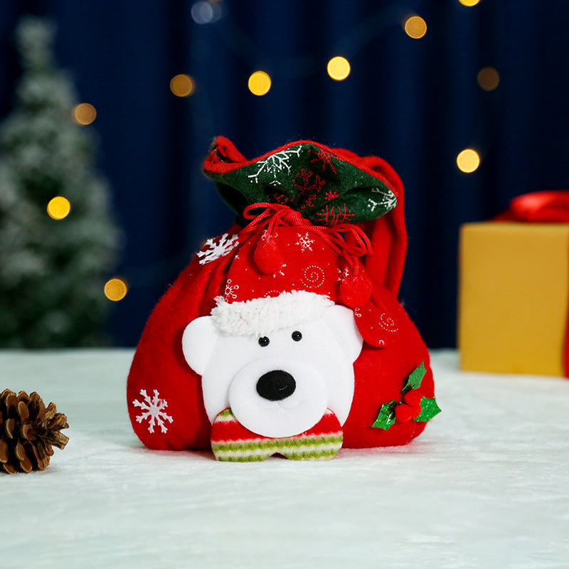 Cute Christmas gnome with gift sack Kalsten