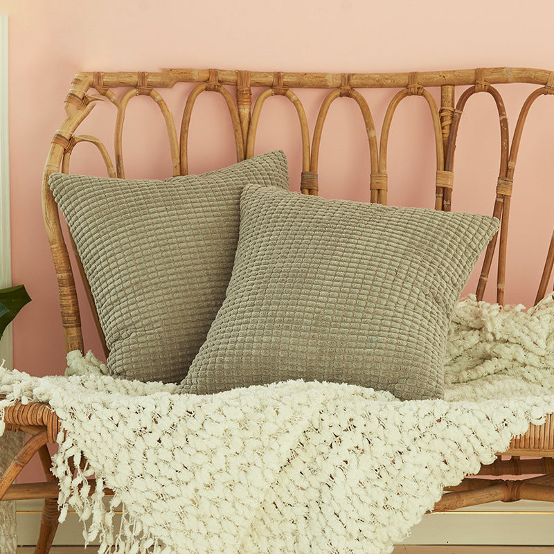 Textured Square Decorative Pillow