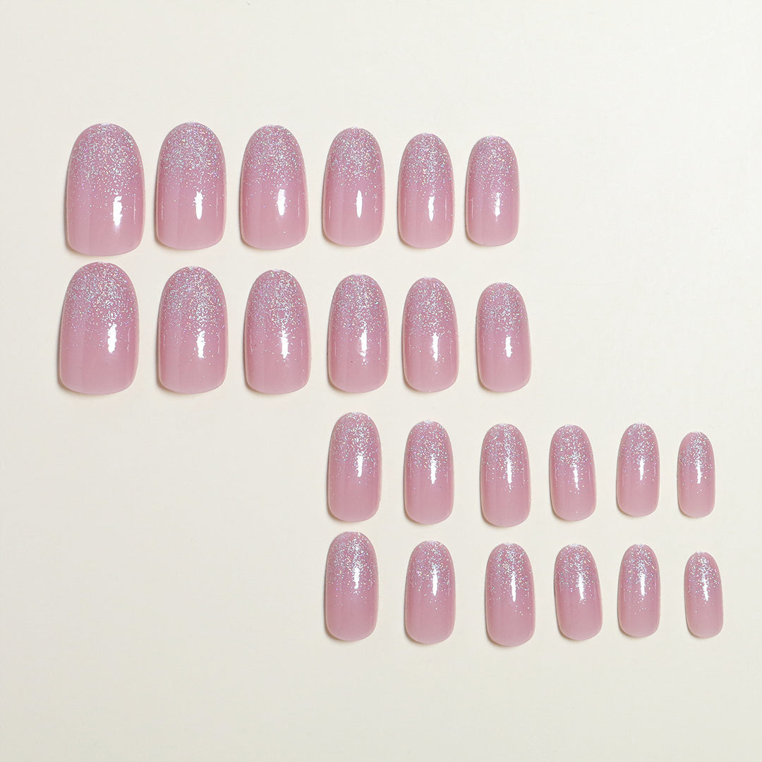 Elegant DIY Glittering Press-On Nail Set Kalsten