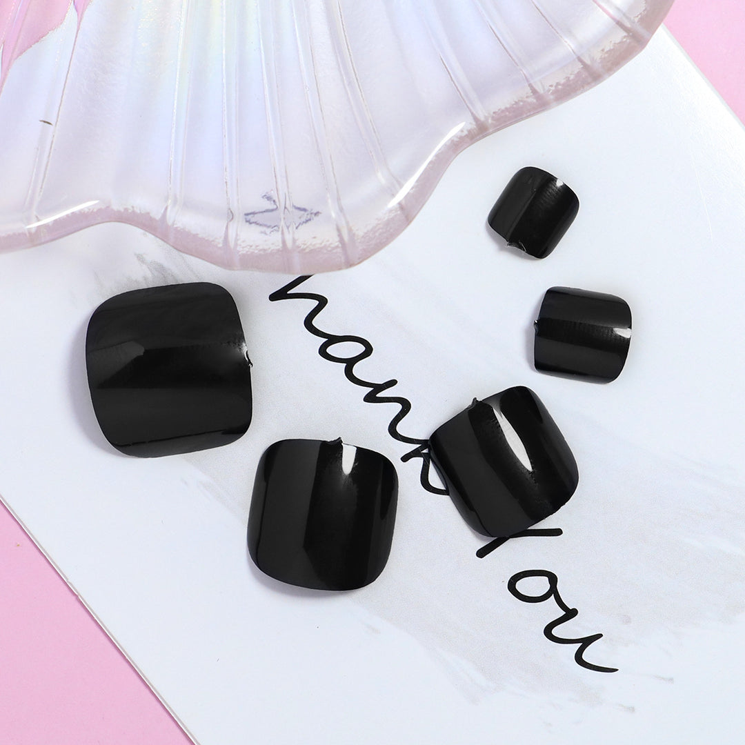Elegant Press-On Toenails Set