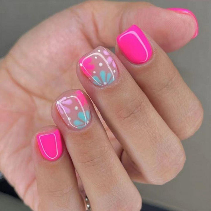 Floral-Themed Nail Art Enhancements Kalsten