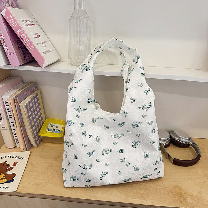 Floral Patterned Everyday Tote Bag Kalsten