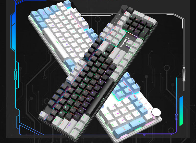 Two-Tone RGB Mechanical Gaming Keyboard Kalsten