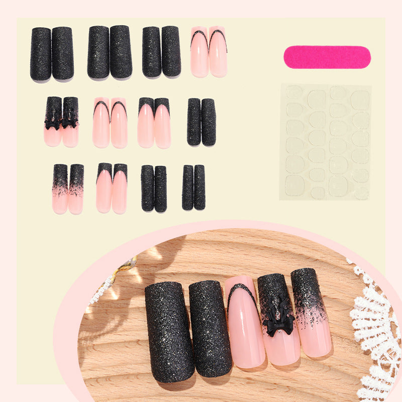 Artistic Glitter Gradient Press-On Nail Set kalsten