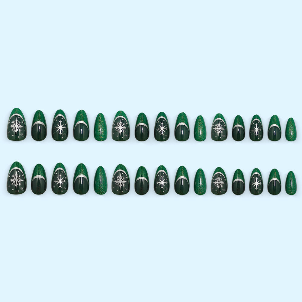 High-quality artificial nails in winter design Kalsten